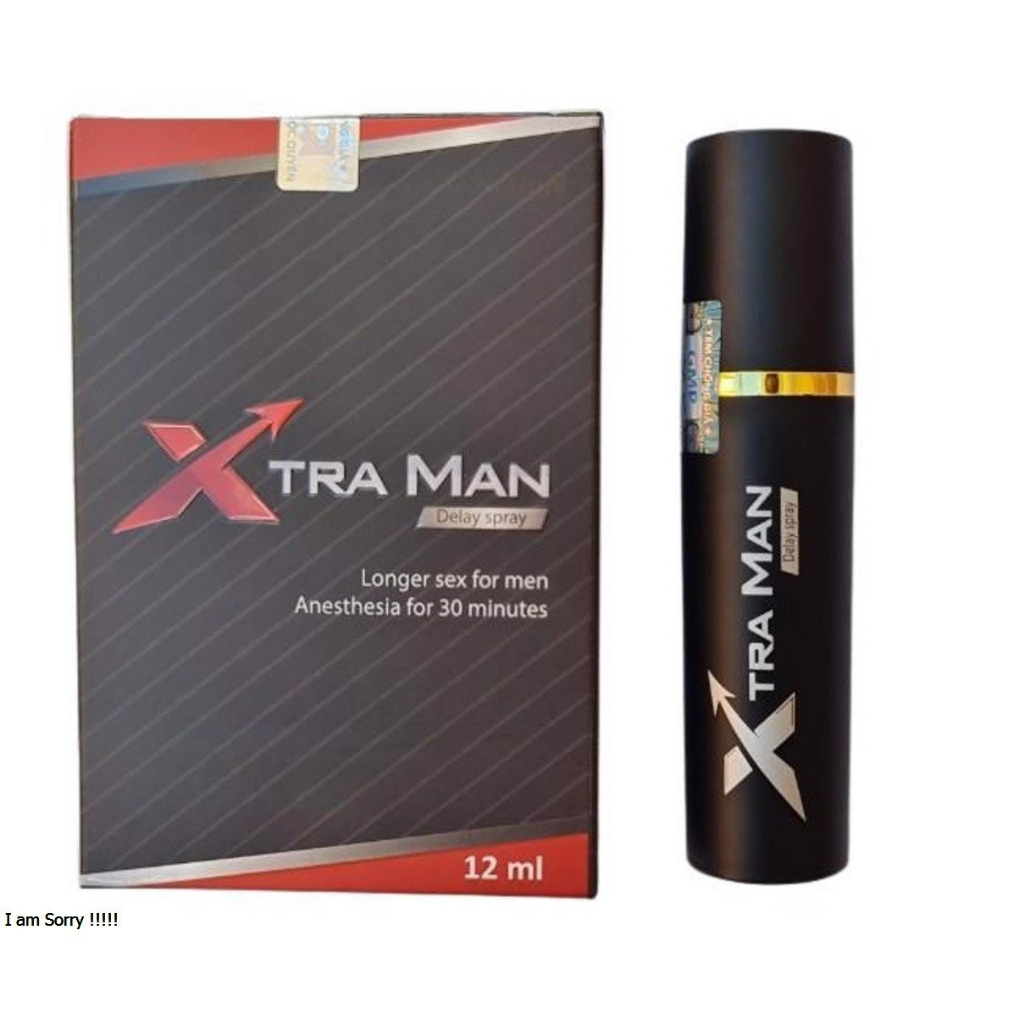 xịt xtraman - kéo dài thời gian yêu 30 - 60 phút 12ml