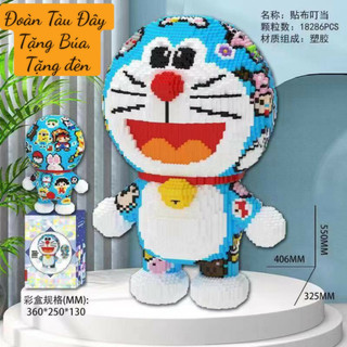 Tốp Trend Mon xăm trổ. mô hình lắp ghép doraemon xăm trổ 55cm cỡ lớnsiêu đẹp ,doremon có các nhân vật hoạt hình nổi tếng