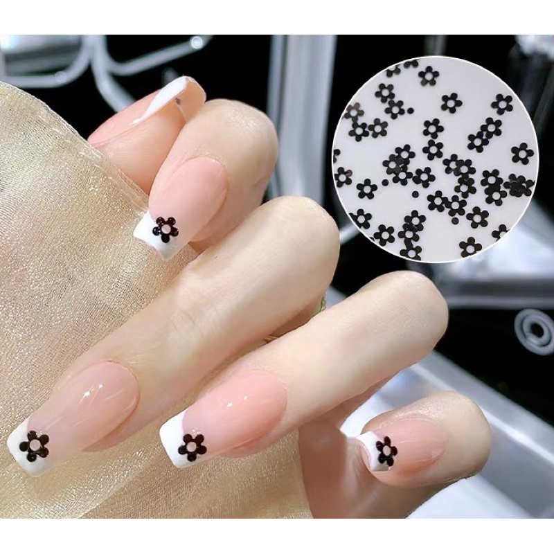 HOLIDAYNAIL Nhũ hoa giấy mix màu ẩn nail