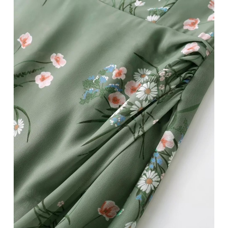 Order 15 ngày- Đầm hoa vạt xéo #901