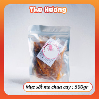 Mực sốt me chua cay ( bịch 500gram )