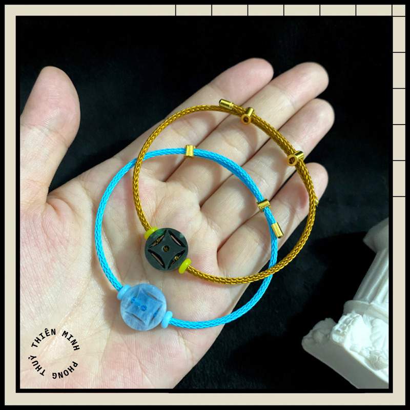 Dây Cước Vòng Tay Đeo Charm freesize dây rút cỡ 2li