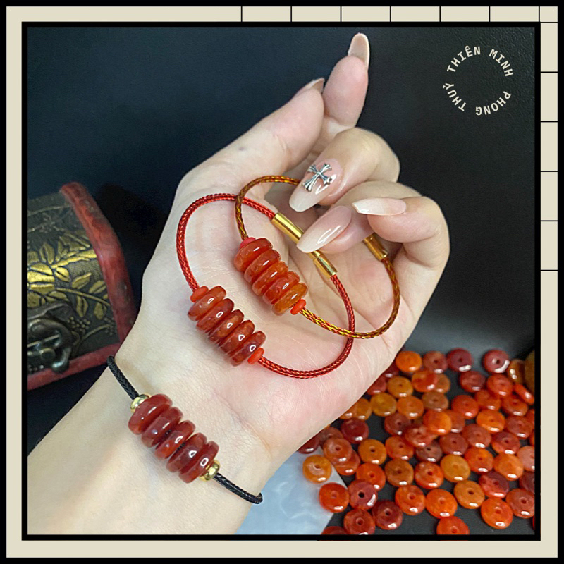 Dây cước lõi thép mix Charm cỡ dây 2li - Vòng Tay khoá titan siêu bền