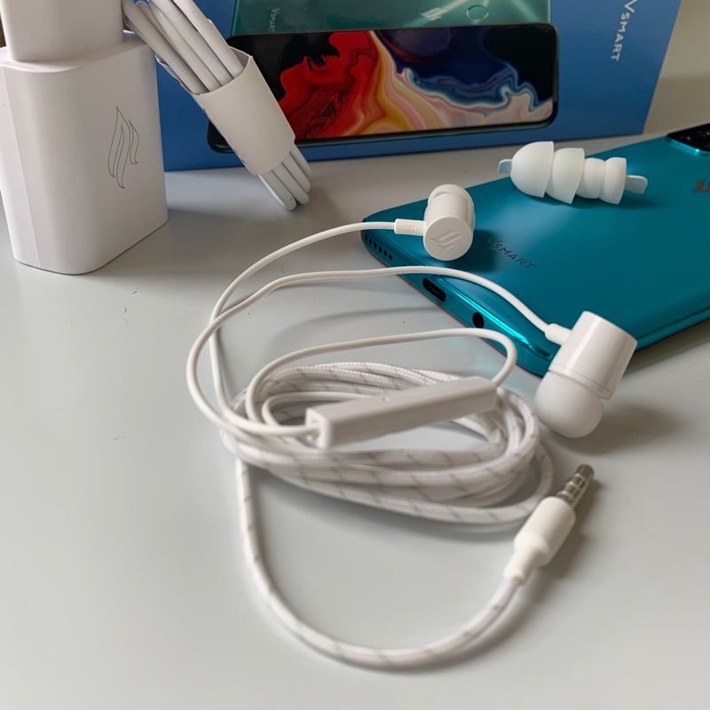 Tai nghe nhét tai Vsmart Chính Hãng bọc dù và alumut cao cấp nhất dòng Vsmart