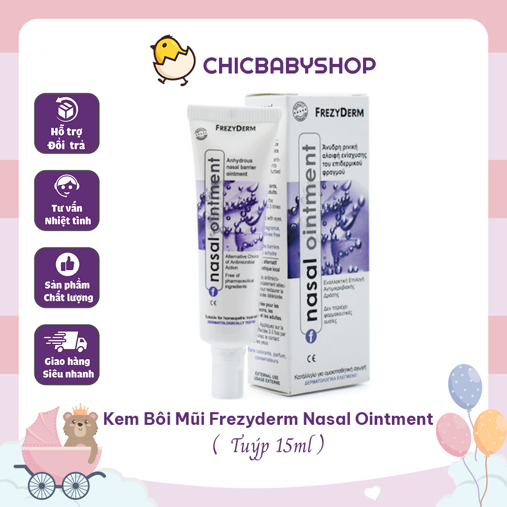 BÔI MŨI FREZYDERM NASAL OINTMENT HY LẠP TUÝP 15ML