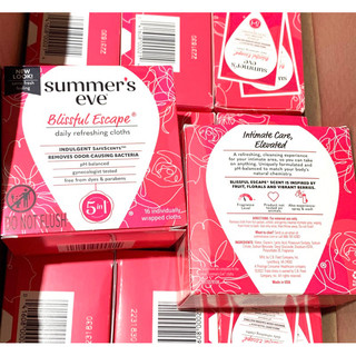 Khăn ướt vệ sinh vùng kín Summer’s Eve Cleansing Cloths Mỹ