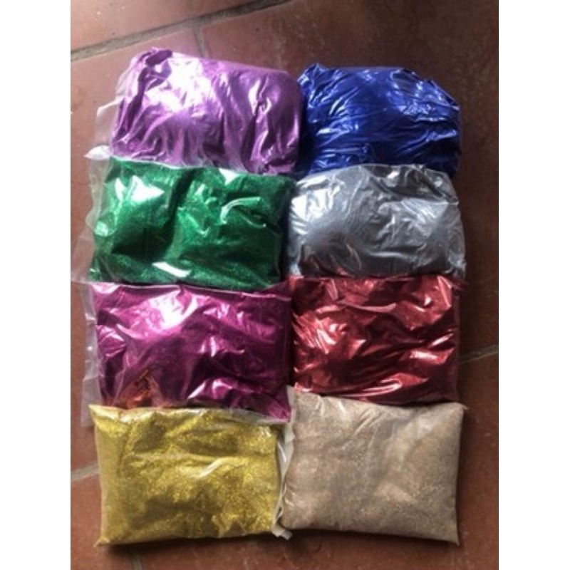 Bột nhũ kim tuyến túi 1kg 1 màu