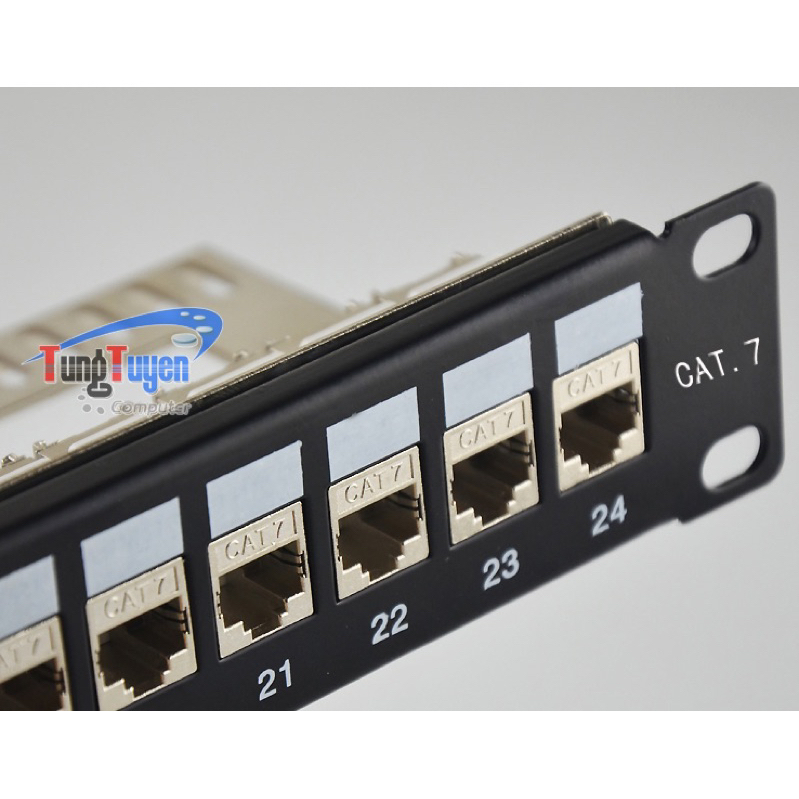Patch Panel CAT7 24 port TE-Krone chống nhiễu