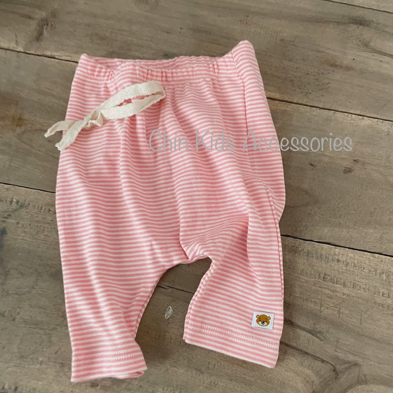 Quần legging lửng hè cotton gân mát mẻ cho bé trai, bé gái