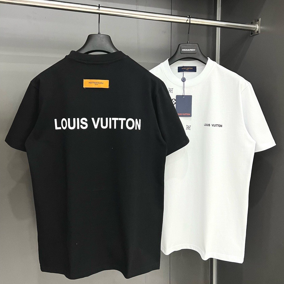 Áo Thun LV Nam nữ cotton cao cấp, áo thun louis vuitton form rộng cotton 2 chiều | BigBuy360 - bigbuy360.vn