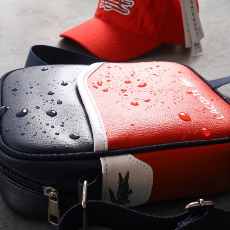 TÚI ĐEO CHÉO MINI LA COT CARTOON  CHẤT DA SẦN HÀN QUỐC CAO CẤP, TÚI THỜI TRANG MÀU ĐEN