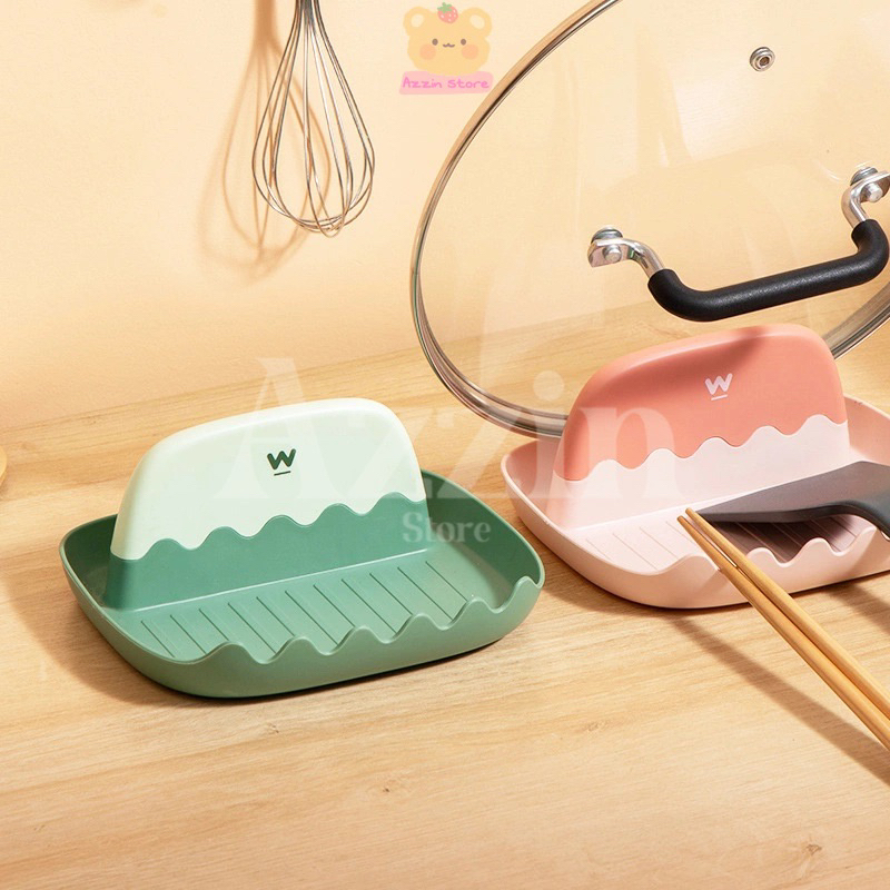 Giá Đỡ Nắp Nồi Gác Thìa Muỗng Đũa - Azzin Store
