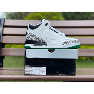 Giày sneaker air jordan3 oregon ducks "pit crew"lucky green