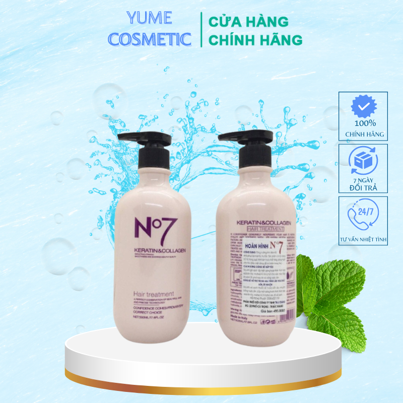 Hấp Siêu Phục Hồi Tóc No7 500ml