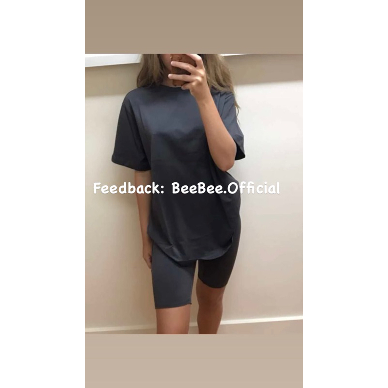 Set bộ áo thun quần biker năng động mùa hè