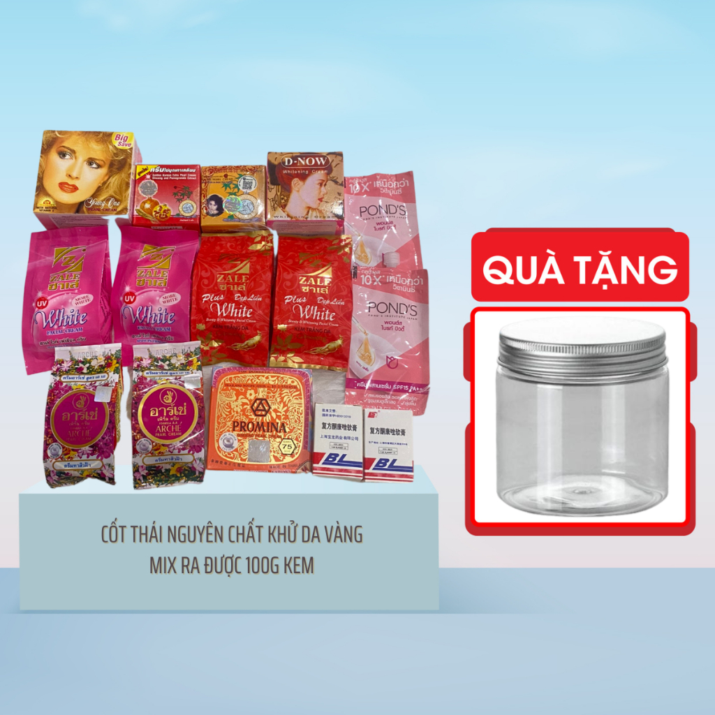 Kem ủ trắng body cốt thái khử da vàng