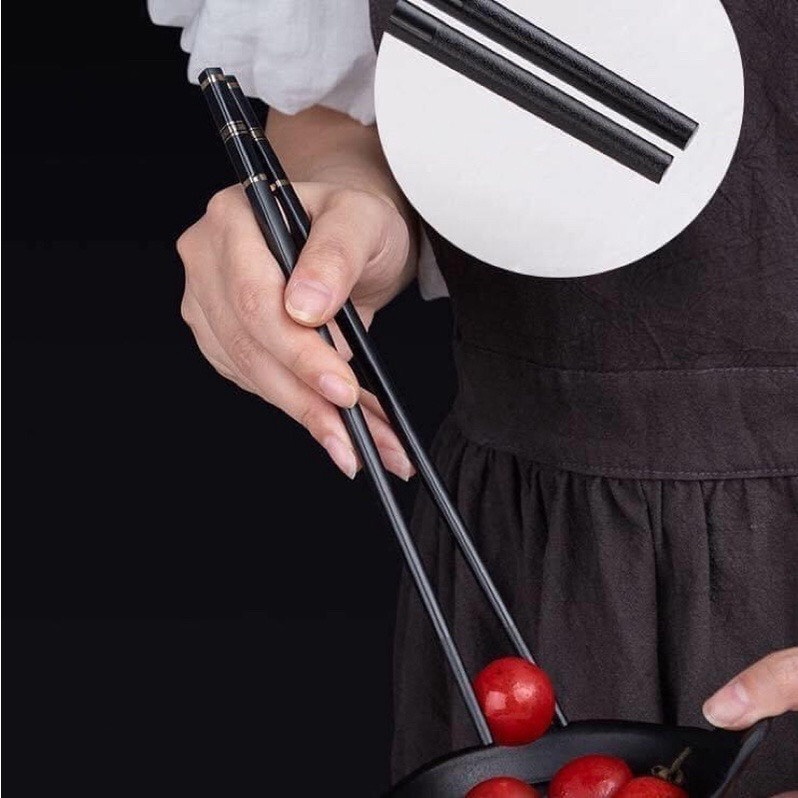 Đũa Nhựa Cao Cấp VilaHome, Bộ 10 Đôi Đũa Nhựa Hoa Văn Không Phai Màu Chịu Nhiệt Không Cong Vênh An Toàn Khi Sử Dụng 5316