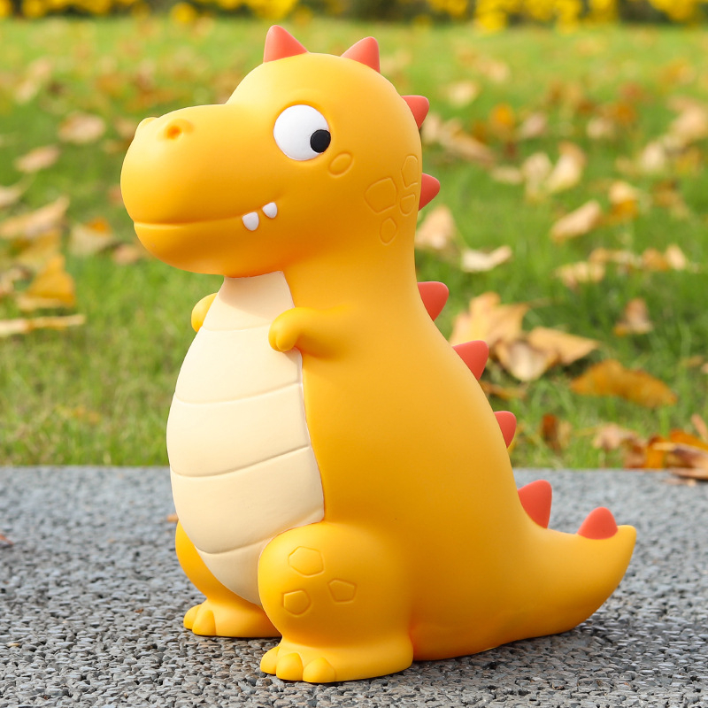 Tượng thạch cao tô màu Khủng Long- Đồ chơi tô màu cho bé tặng kèm cọ và màu vẽ acrylic