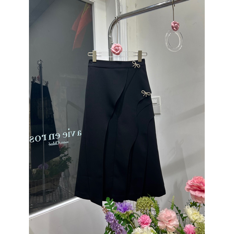 MadebyChloé - Chân váy midi A bèo MARIA SKIRT  - Thiết kế cao cấp