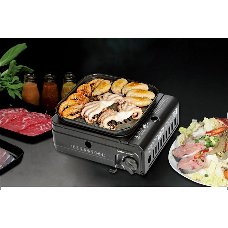 ☘️BẾP NƯỚNG -LẨU GAS KHÔNG KHÓI NAMILUX-VỈ NƯỚNG VUÔNG