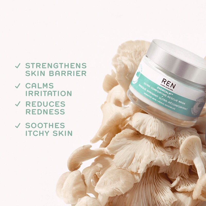 Mặt nạ phục hồi và làm dịu da Ren Clean Skincare Evercalm Ultra Comforting Rescue Mask