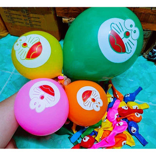 Bóng tròn in mặt doremon size 10" 30cm