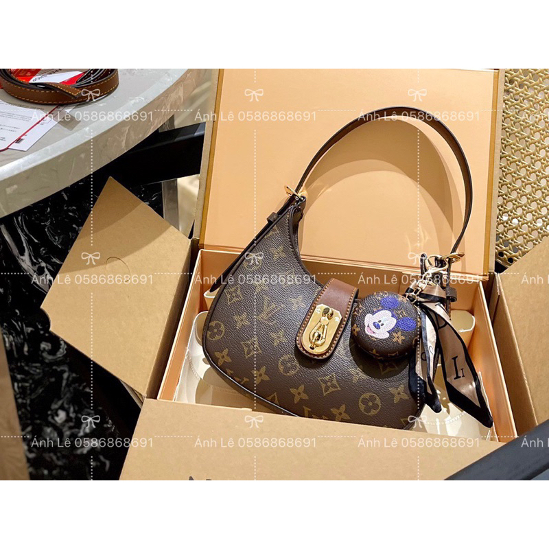 Túi xách LV set đôi mickey fullbox