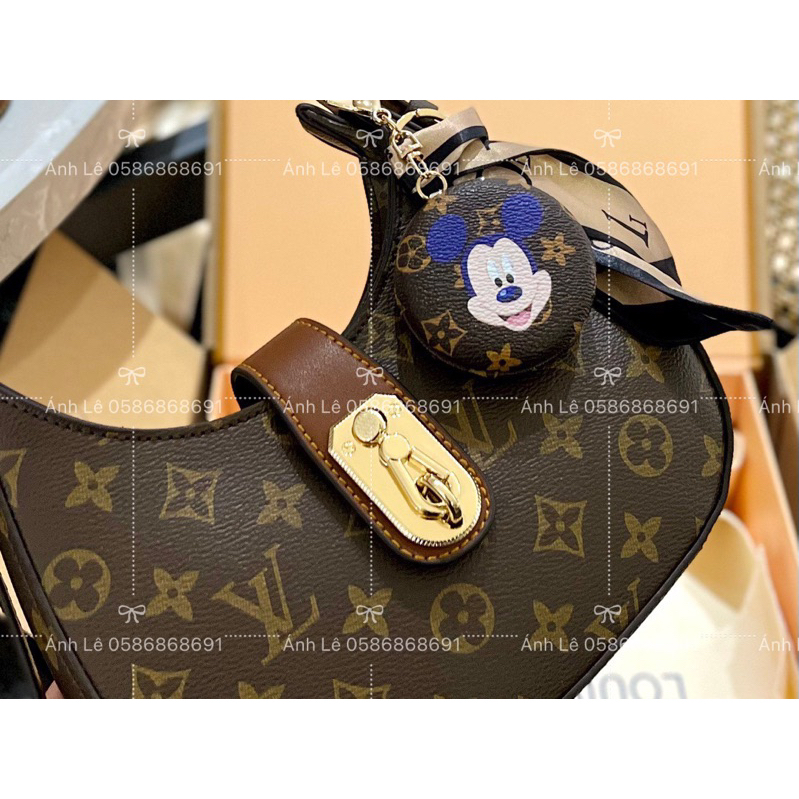 Túi xách LV set đôi mickey fullbox