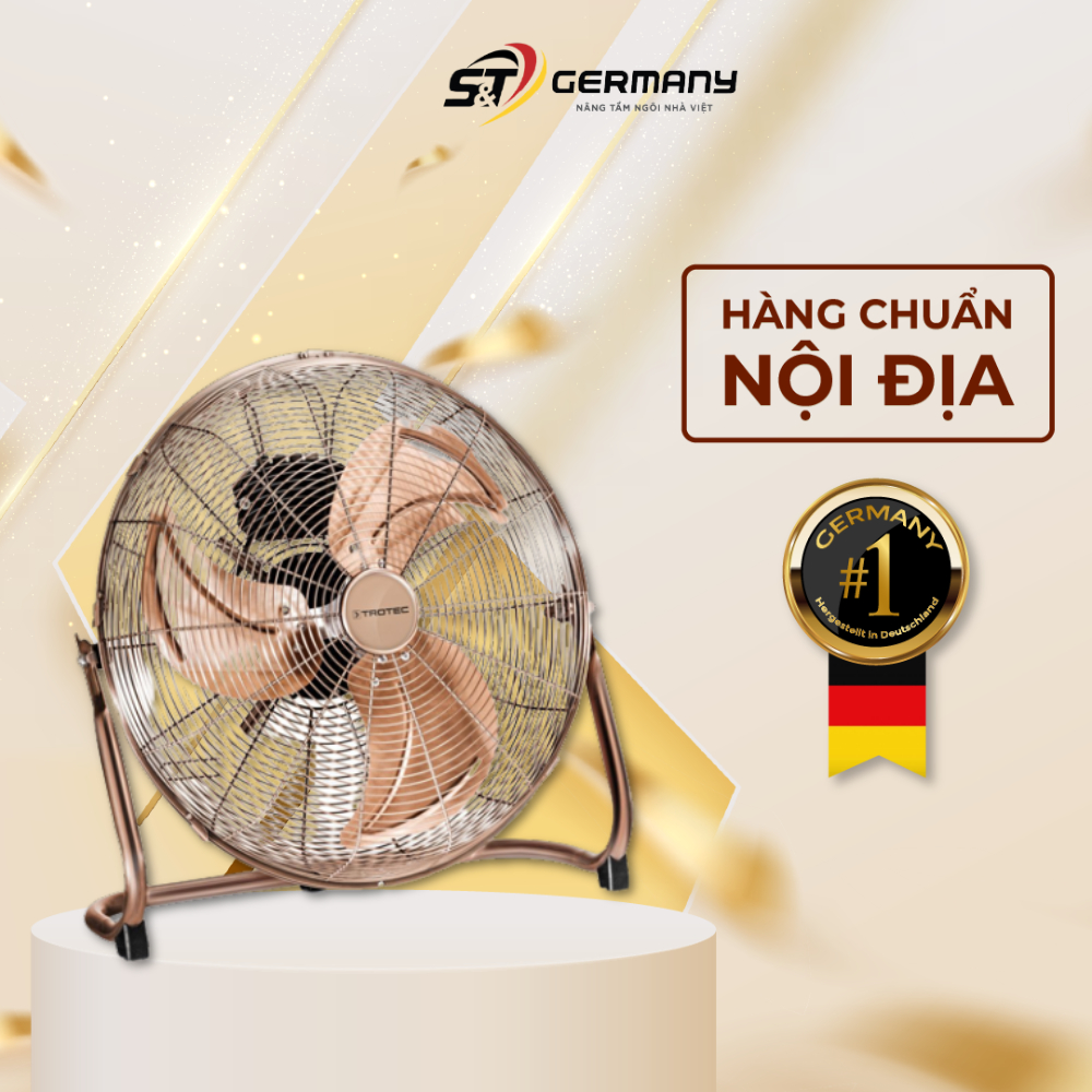 Quạt sàn Trotec TVM17 45 cm màu đồng quạt điện nội địa Đức GermanySnT 320048