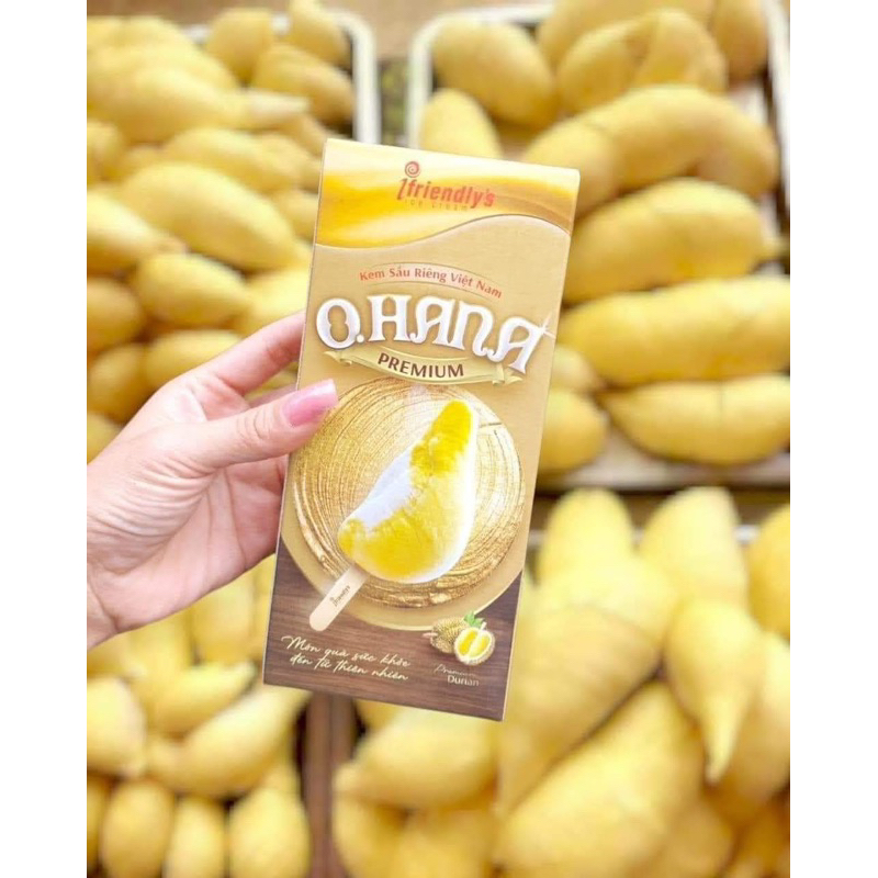 Kem Sầu Riêng Nguyên Múi Ohana Cực Ngon Siêu Hot