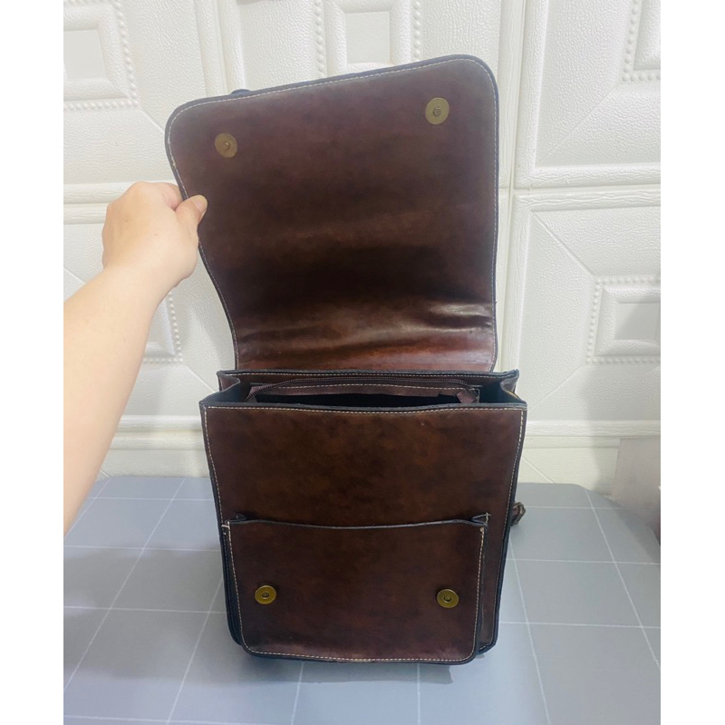 Ba lô da sáp LUOLIER đã qua sử dụng