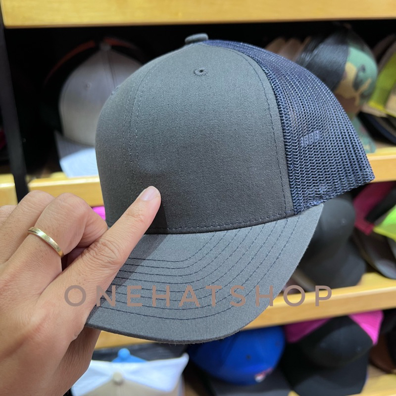 Nón lưỡi trai xám lưới navy chất lượng cao