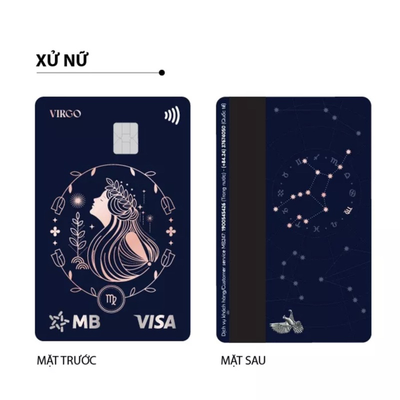 Bộ sưu tập thẻ MB hi collection phiên bản cung hoàng đạo - xử nữ, thiên bình , cự giải , sử tử