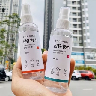 Xịt thơm quần áo fabric perfume hàn quốc - chai 100ml