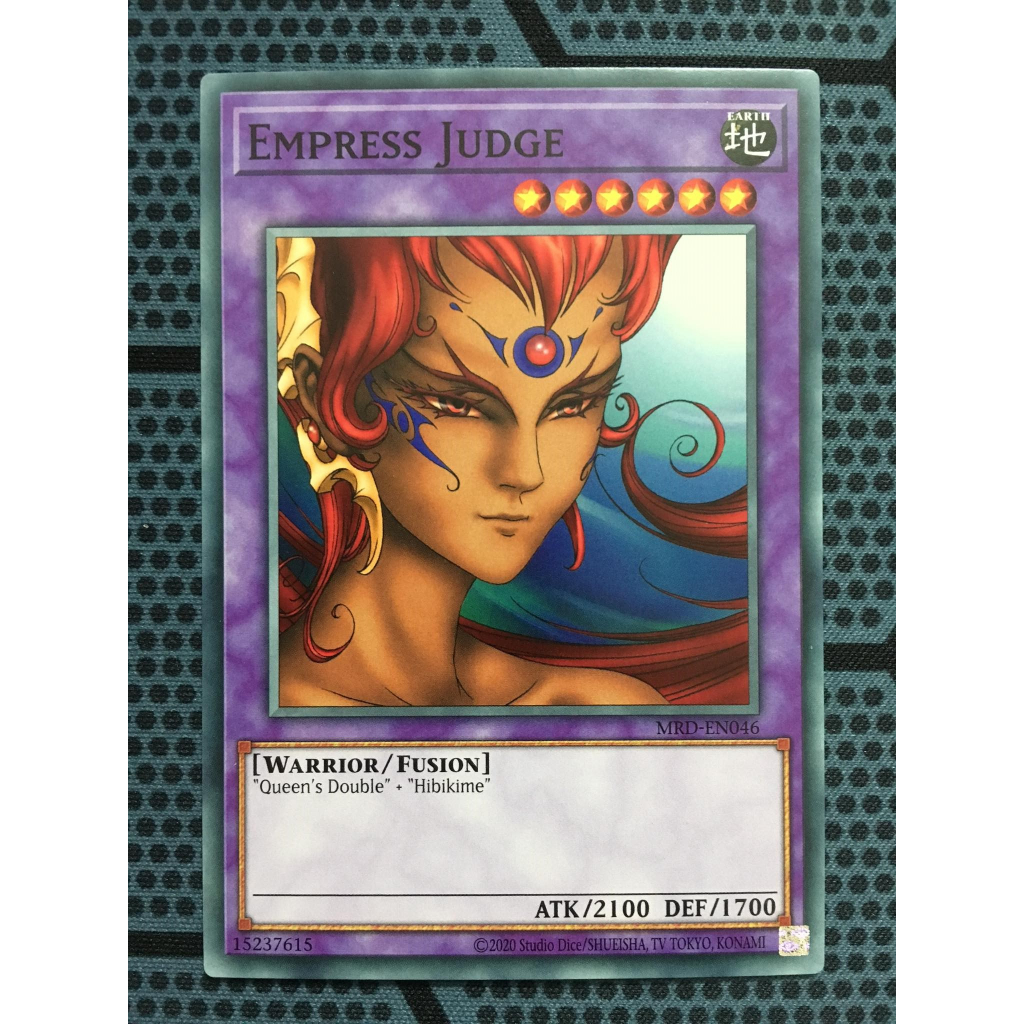 Bài yugioh thời đầu duel monster - Empress Judge - MRD-EN046 - Common Unlimited (25th Reprint)