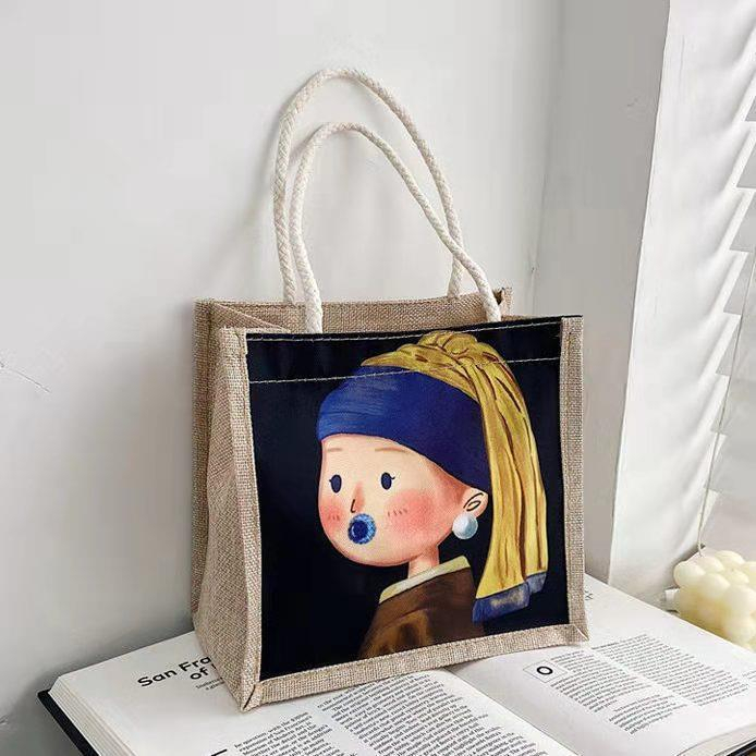 Túi cói mini đi biển nữ đẹp đi chơi thời trang dễ thương cute cá tính phong cách Vintage  – Hapfami