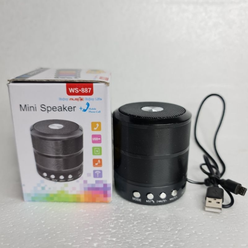 Loa ws887. Loa bluetooth. Loa mini nghe nhạc. Loa bẫy chim thú