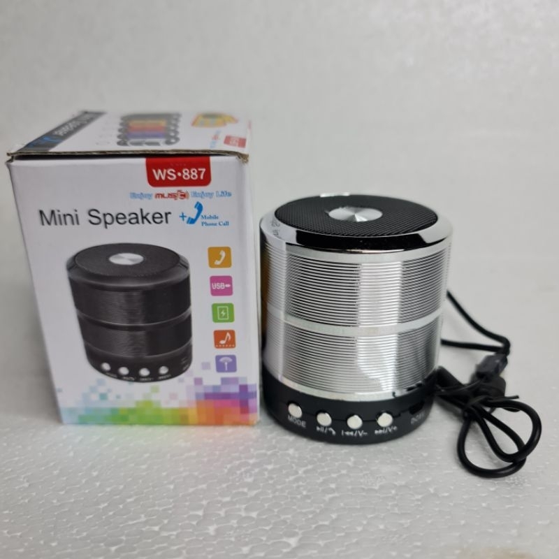 Loa ws887. Loa bluetooth. Loa mini nghe nhạc. Loa bẫy chim thú