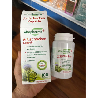 Bổ gan Altapharma Artischocken-Kapseln Đức