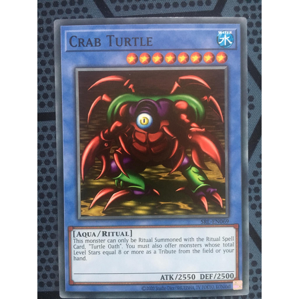 Bài yugioh thời đầu duel monster - Crab Turtle - SRL-EN069 - Common Unlimited (25th Reprint)