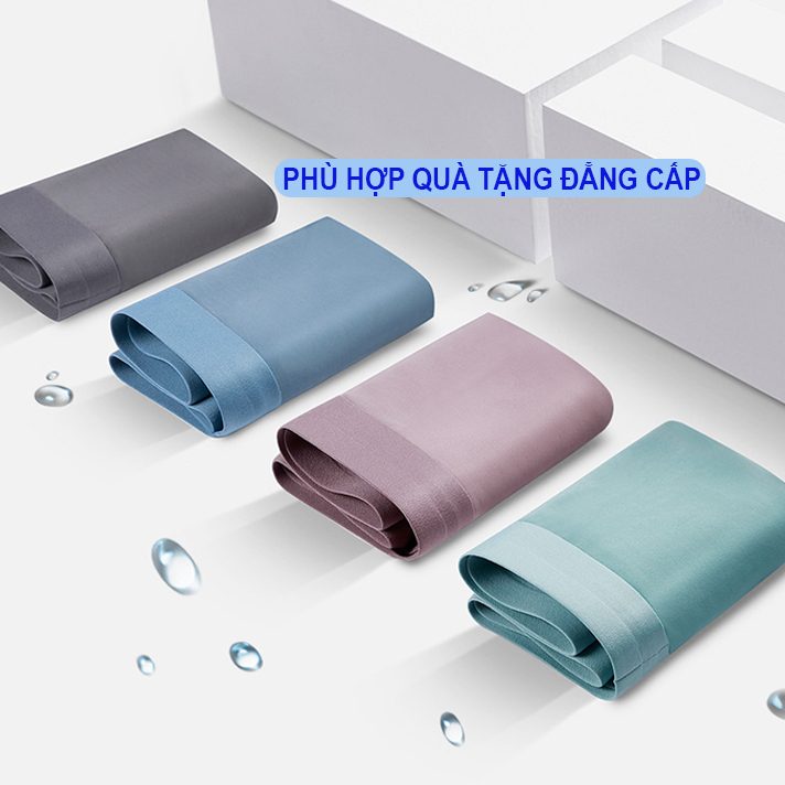 Quần Sịp Boxer Đùi Nam Cao Cấp Thun Lạnh Lụa Băng Kháng Khuẩn Co Giãn Mềm Mịn Mát, Quần Lót Đùi Boxer Nam Sốp Vicenzo