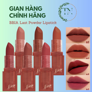 Son thỏi lỳ bbia last powder lipstick mềm mịn lâu trôi version 1 gồm 6 màu