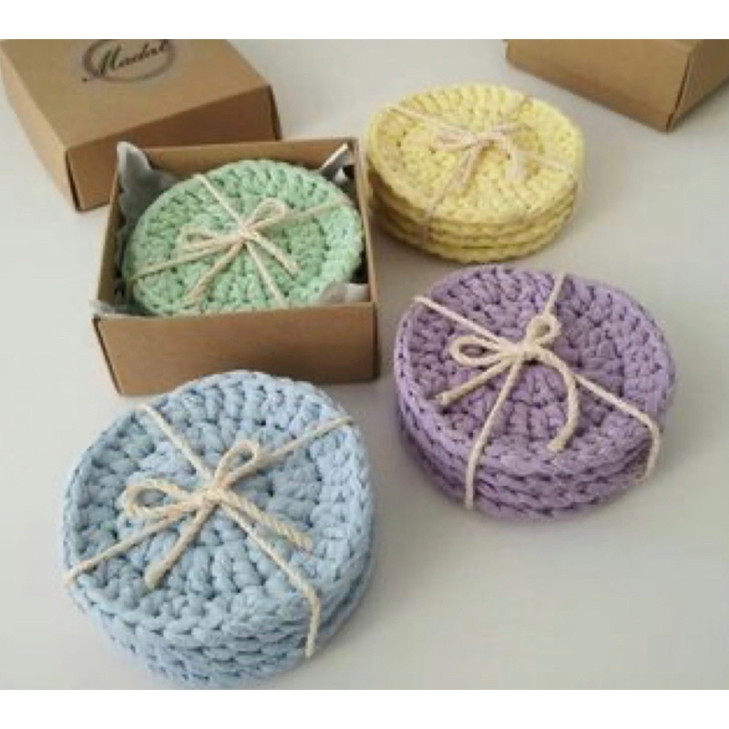 Lót Ly Len Nhiều màu|Wedding Gift|Coaster|Handmade