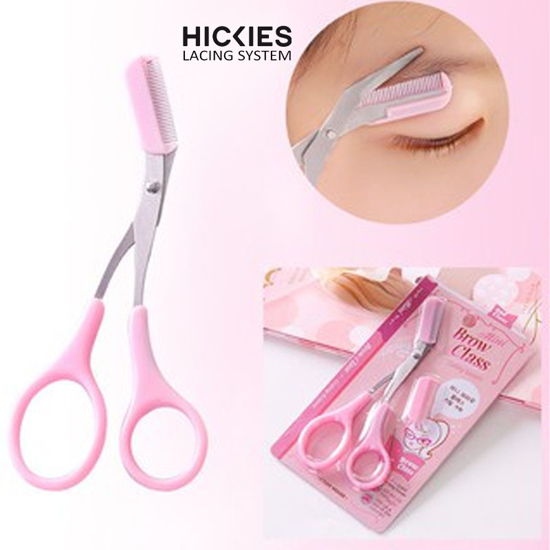Kéo cắt tỉa lông mày kèm lược chải tiện lợi - phụ kiện chăm sóc sắc đẹp - hickies