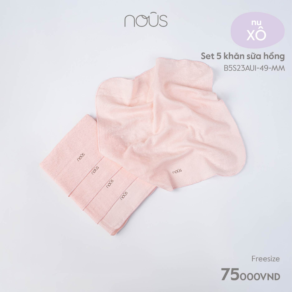 Set 5 Khăn Sữa Nous 30*30