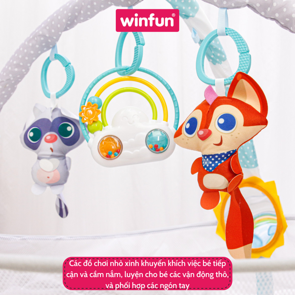 Thảm nằm chơi cho bé thay đổi theo từng giai đoạn phát triển của bé Winfun 710000-NL