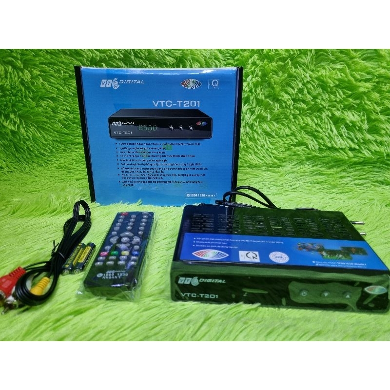Trọn bộ đầu thu Kỹ thuật số mặt đất T2 VTC 201 - Hàng loại 1 - Bo lớn