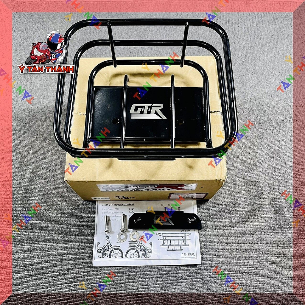 Rổ GTR cho xe Dream đen MS13