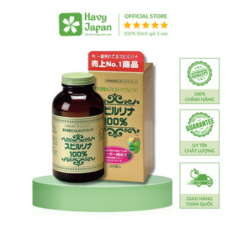  Tảo Xoắn Vàng Spirulina 2200 Viên Nhật Bản 