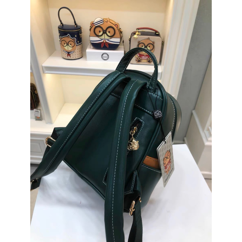 Balo Thời Trang Nữ Sammao & Cream Bear Chất Liệu Cao Cấp Phù Hợp Đi Học Đi Chơi C1220-2